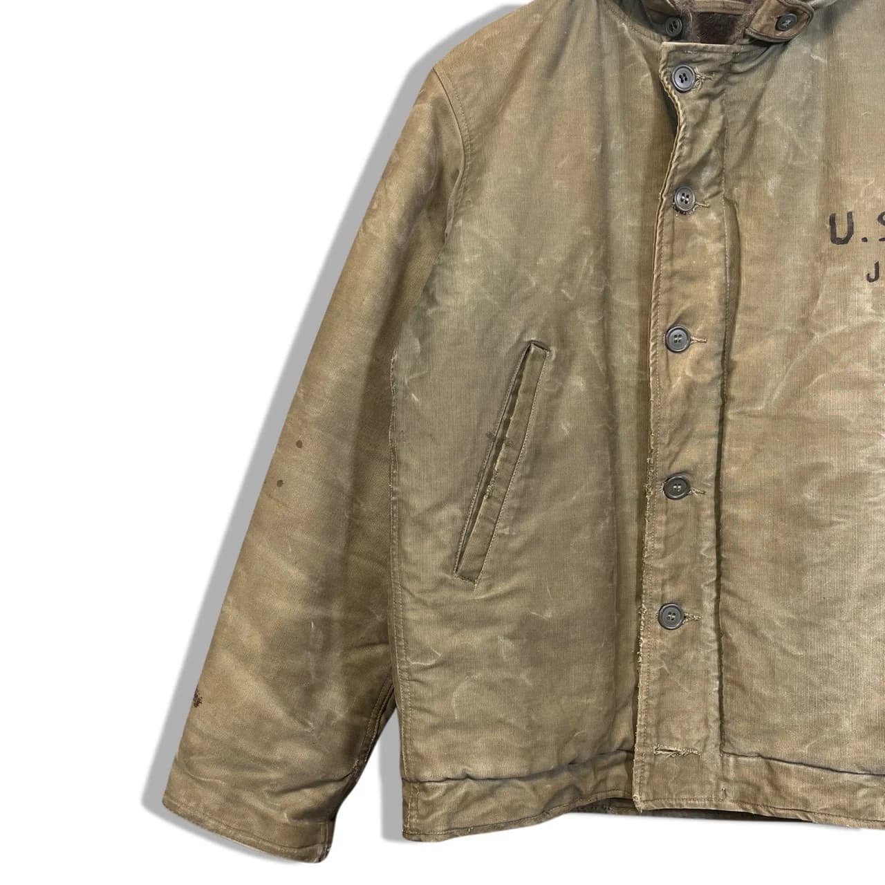 40s US NAVY N-1 Deck Jacket 38 5