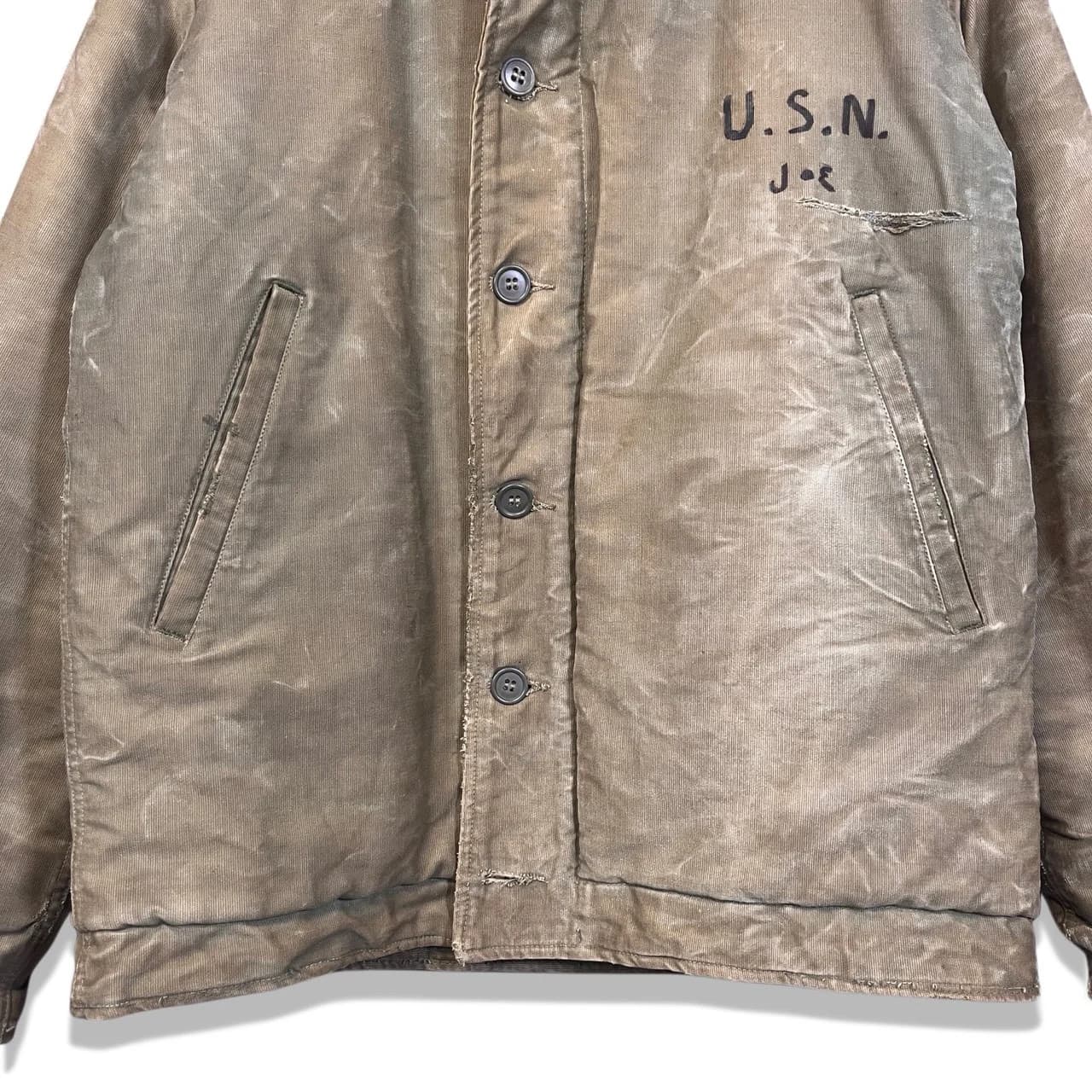 40s US NAVY N-1 Deck Jacket 38 9
