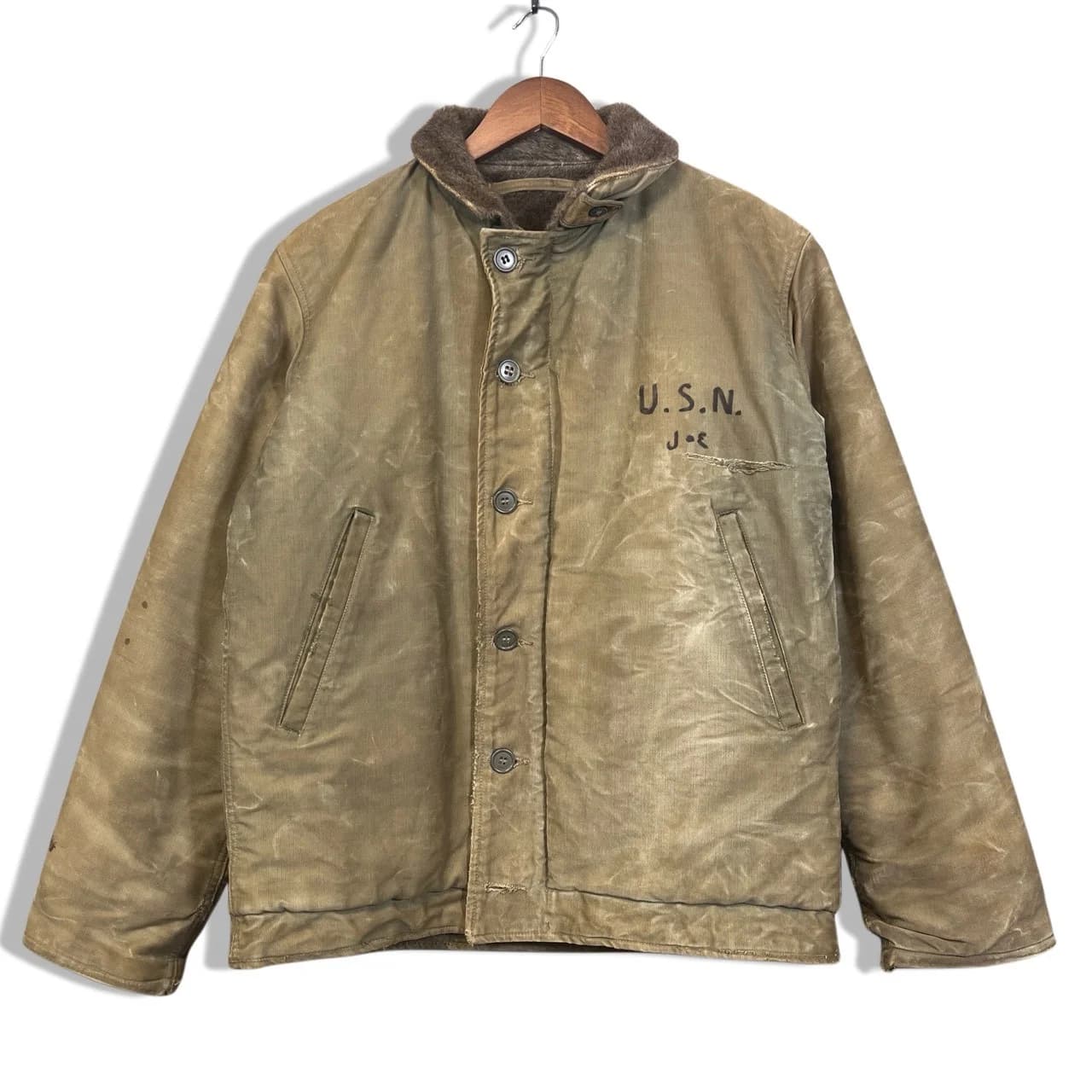 40s US NAVY N-1 Deck Jacket 38