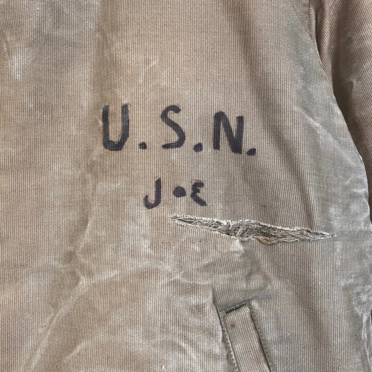 40s US NAVY N-1 Deck Jacket 38 6