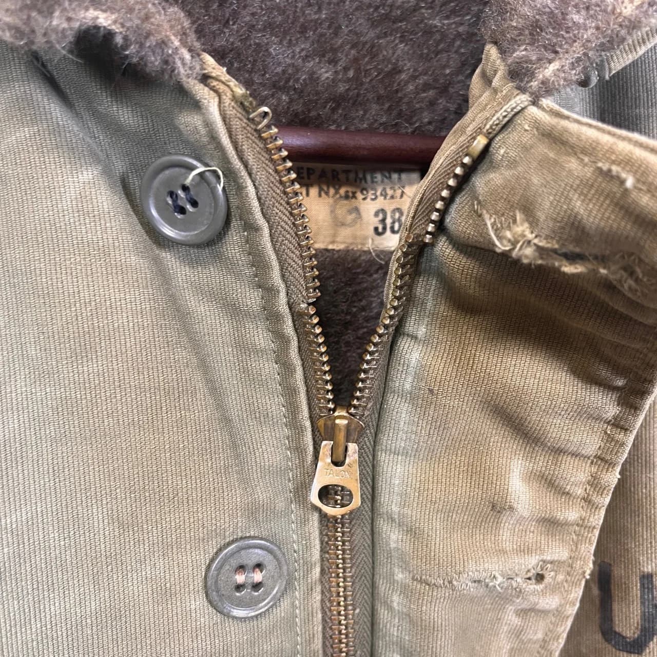 40s US NAVY N-1 Deck Jacket 38 14